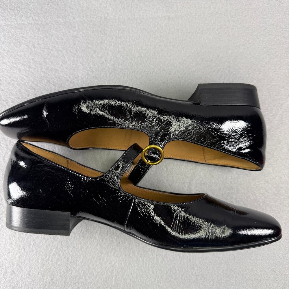 Sofft Elsey Mary Jane Black Patent Leather - square toe low block heel  Size 9M - Picture 6 of 9